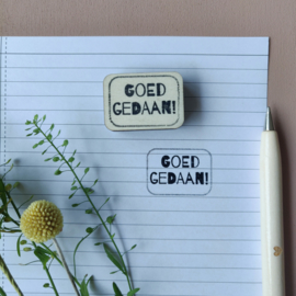 Stempel - GOED GEDAAN!