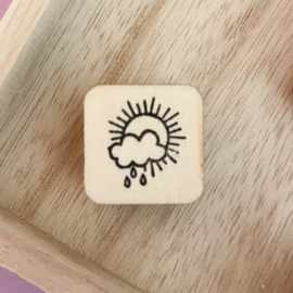 Stempel mini - het weer