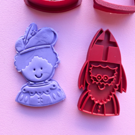 3D (klei)vormpjes Sint & Piet