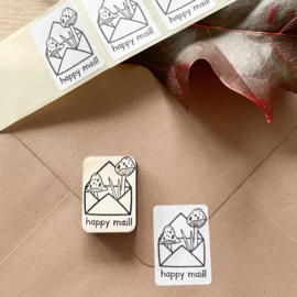 Stempel happy mail
