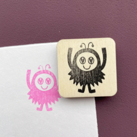 Stempel - verliefd monster