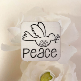 Stempel duif PEACE