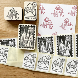 Stempel happy mail