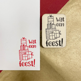 Stempel cadeautjes - wat een feest!