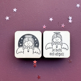 Stempel  - Je bent een engel