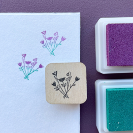 stempel mini - bosje bloemen