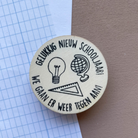 Stempel - Gelukkig nieuw schooljaar!