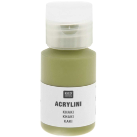 Acrylini verf - kaki groen