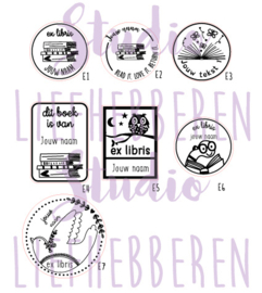 Stempel gepersonaliseerd EX LIBRIS