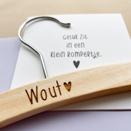Kaart - Geluk zit in een klein rompertje