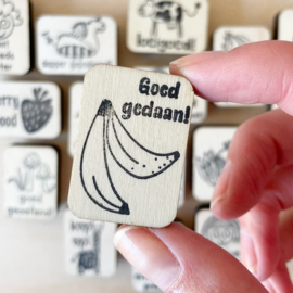 stempel banaan - Goed gedaan!