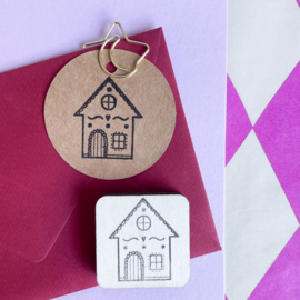 Stempel speculaas huisje