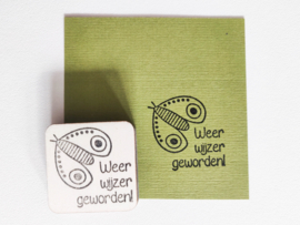 Stempel mindset vlinder