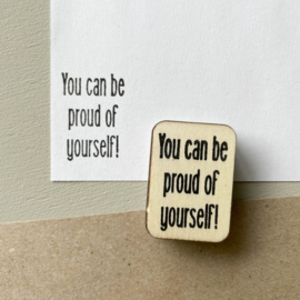 Stempel ENGELS You can be proud of yourself!