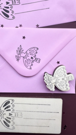 Stempel - vogel met takje