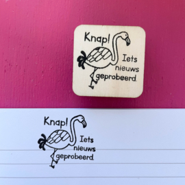 Stempel mindset - knap! iets nieuws geprobeerd