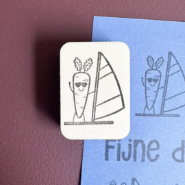 Stempel – surfende wortel