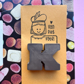 3D-geprinte chocoladeletter - los