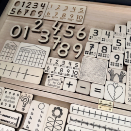 Stempel set - euro munten en biljetten