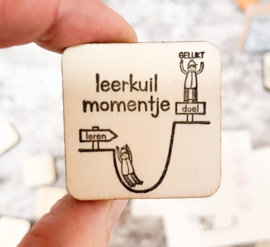 Stempel leerkuil momentje