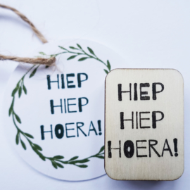 Stempel Hiep Hiep Hoera!