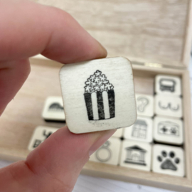 Stempel mini - popcorn