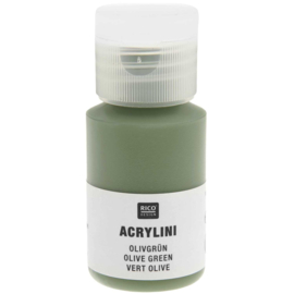 Acrylini verf - olijfgroen