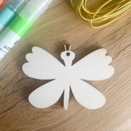 Houten DIY figuur - vlinder