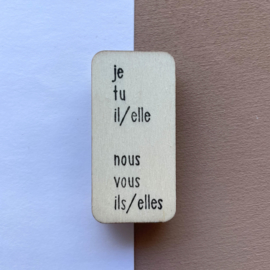 Stempel persoonlijk voornaamwoord - Frans