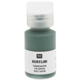 Acrylini verf - dennengroen