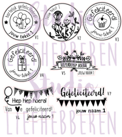 Stempel gepersonaliseerd FEEST