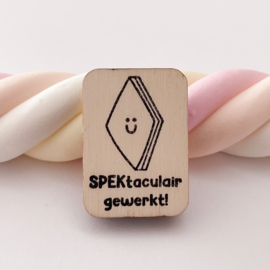 Stempel SPEKtaculair gewerkt!