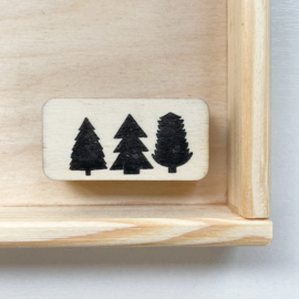 Stempel kerstbomen