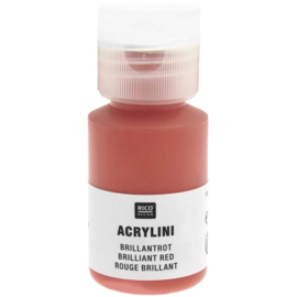 Acrylini verf - briljantrood
