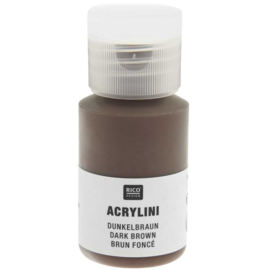 Acrylini verf - donkerbruin