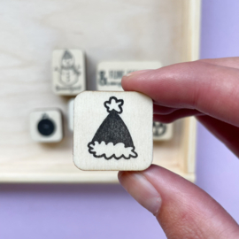 Stempel mini - kerstmuts