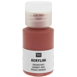 Acrylini verf - granaatrood