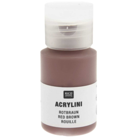 Acrylini verf - roodbruin