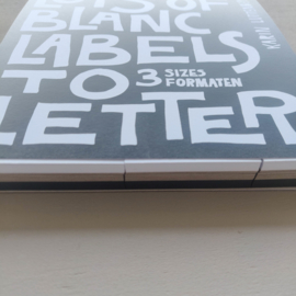 Labelblok 3 kleuren