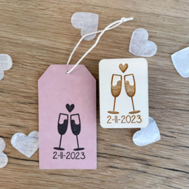 Stempel gepersonaliseerd TROUWEN