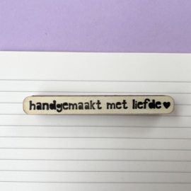 Stempel HiH - 'handgemaakt met liefde'