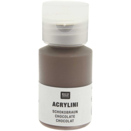 Acrylini verf - chocoladebruin