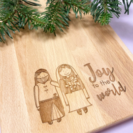 Borrelplankje - Joy to the world
