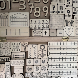 Stempel set - euro munten en biljetten