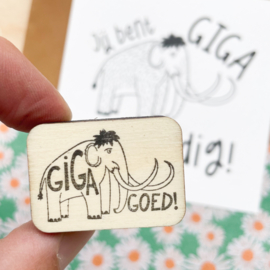 Stempel mammoet - GIGA GOED!