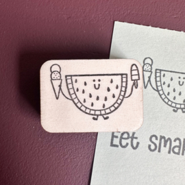 Stempel – watermeloen met ijsjes