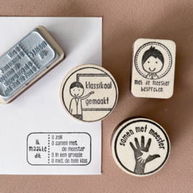 Stempel - samen met meester