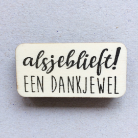 Stempel - alsjeblieft! een dankjewel