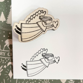 Stempel Kerst engel