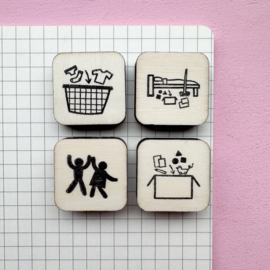 Stempel - spelen met vriendje